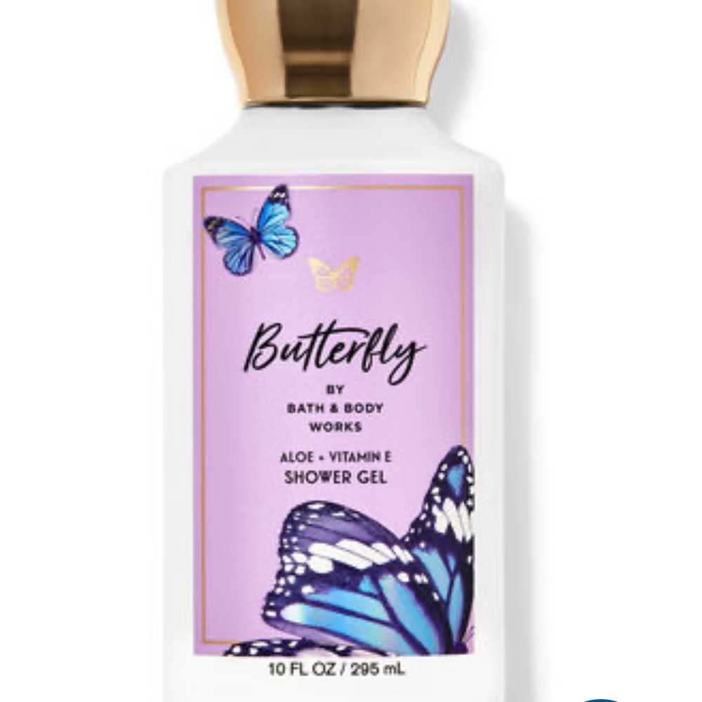 NWT Bath & Body Works Butterfly Shower Gel 10 oz